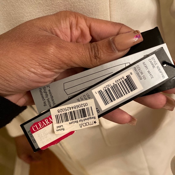 NWT Tahari White Blazer Suit Jacket with pants - Picture 5 of 6